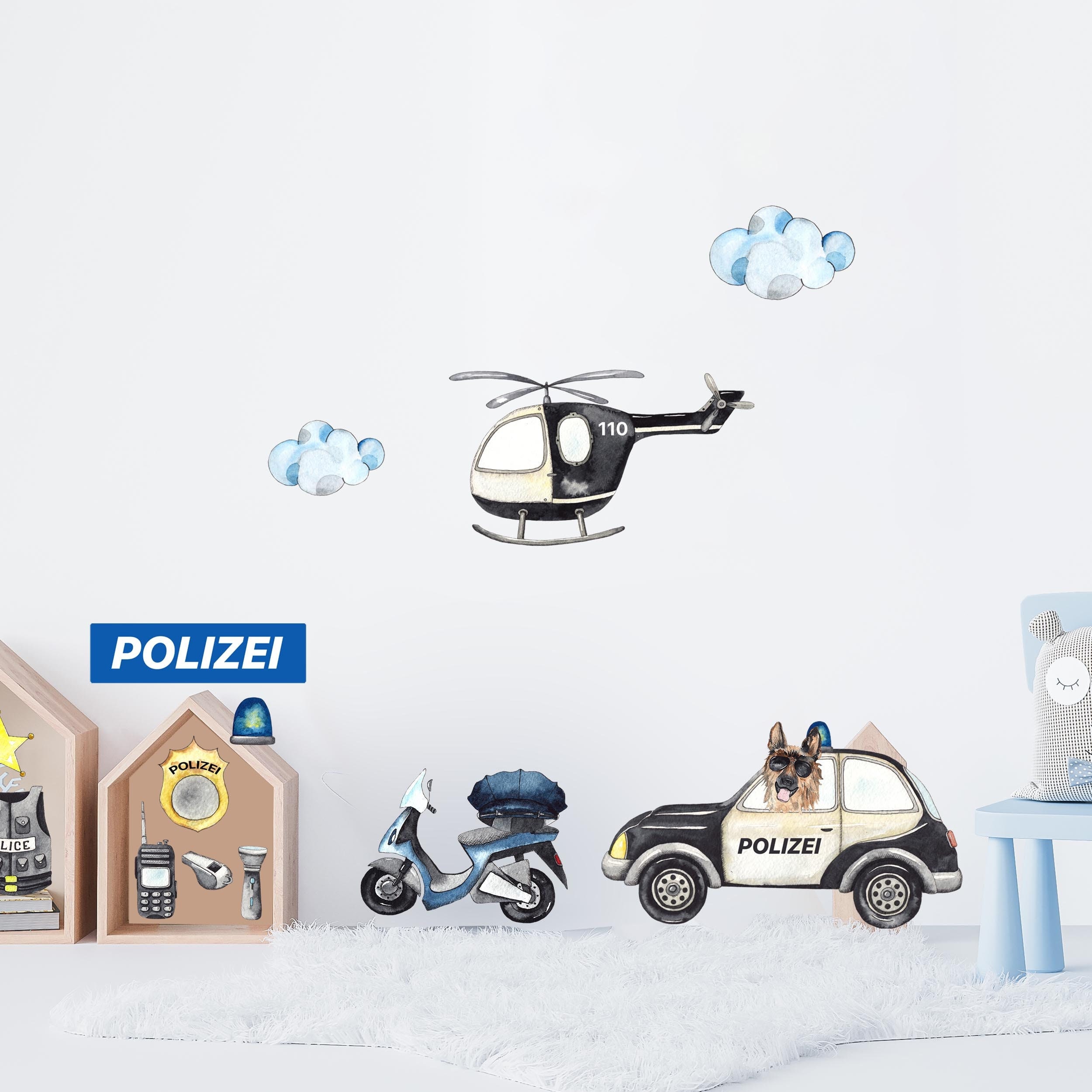 Polizei aufkleber - .de