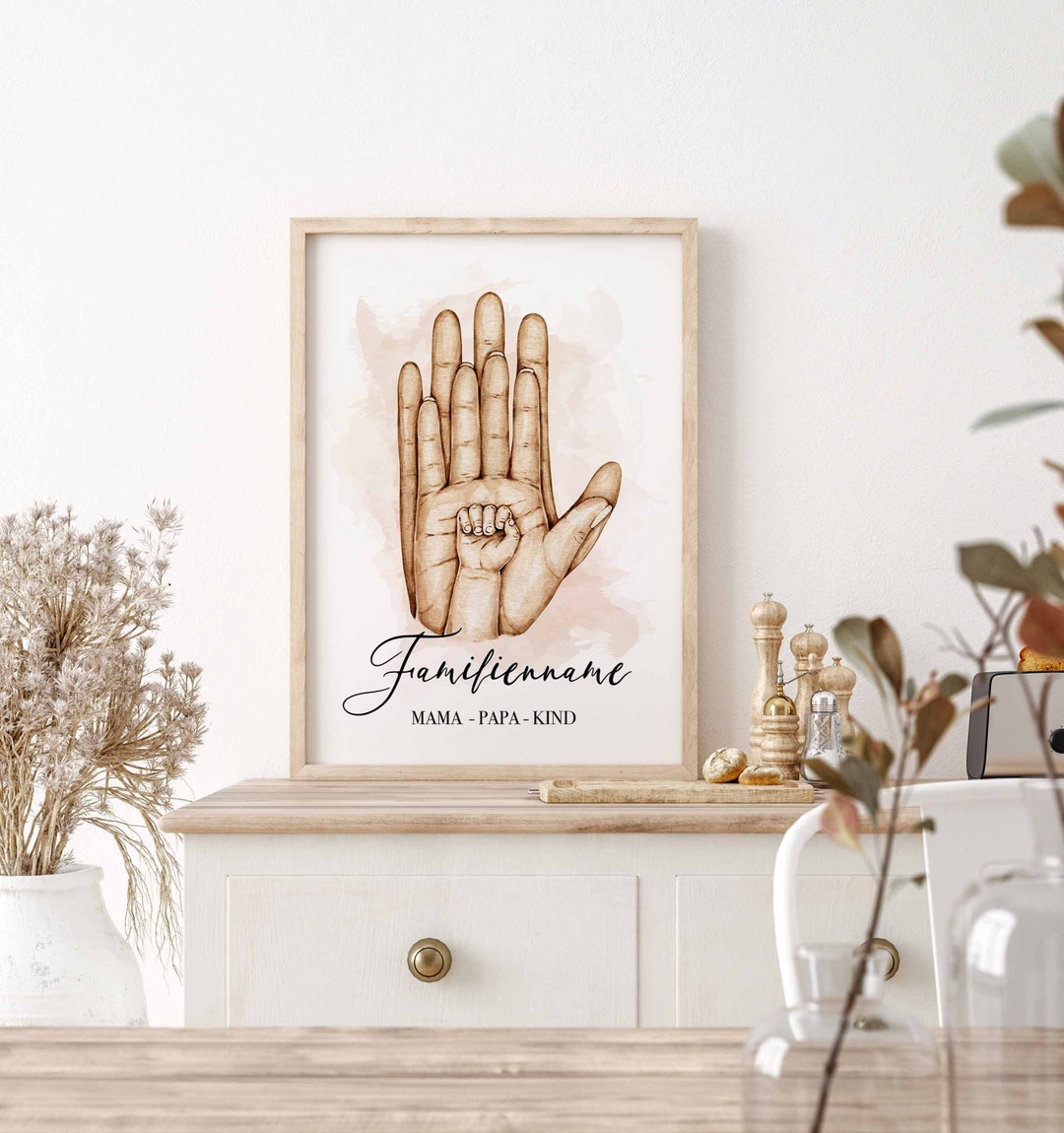 Mural Premium P775 / Family Posters / Family Poster Murals With Hands