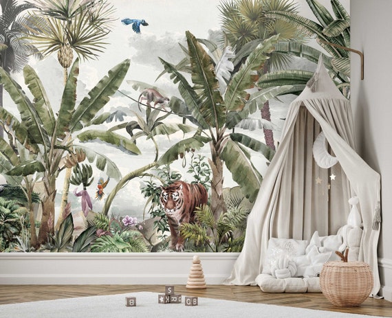 Decorative Murals In Jungle Themes