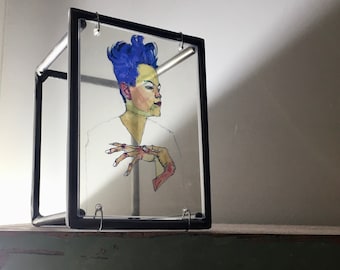 Egon Schiele - Self Portrait with Hands on Chest - Art Object Gift