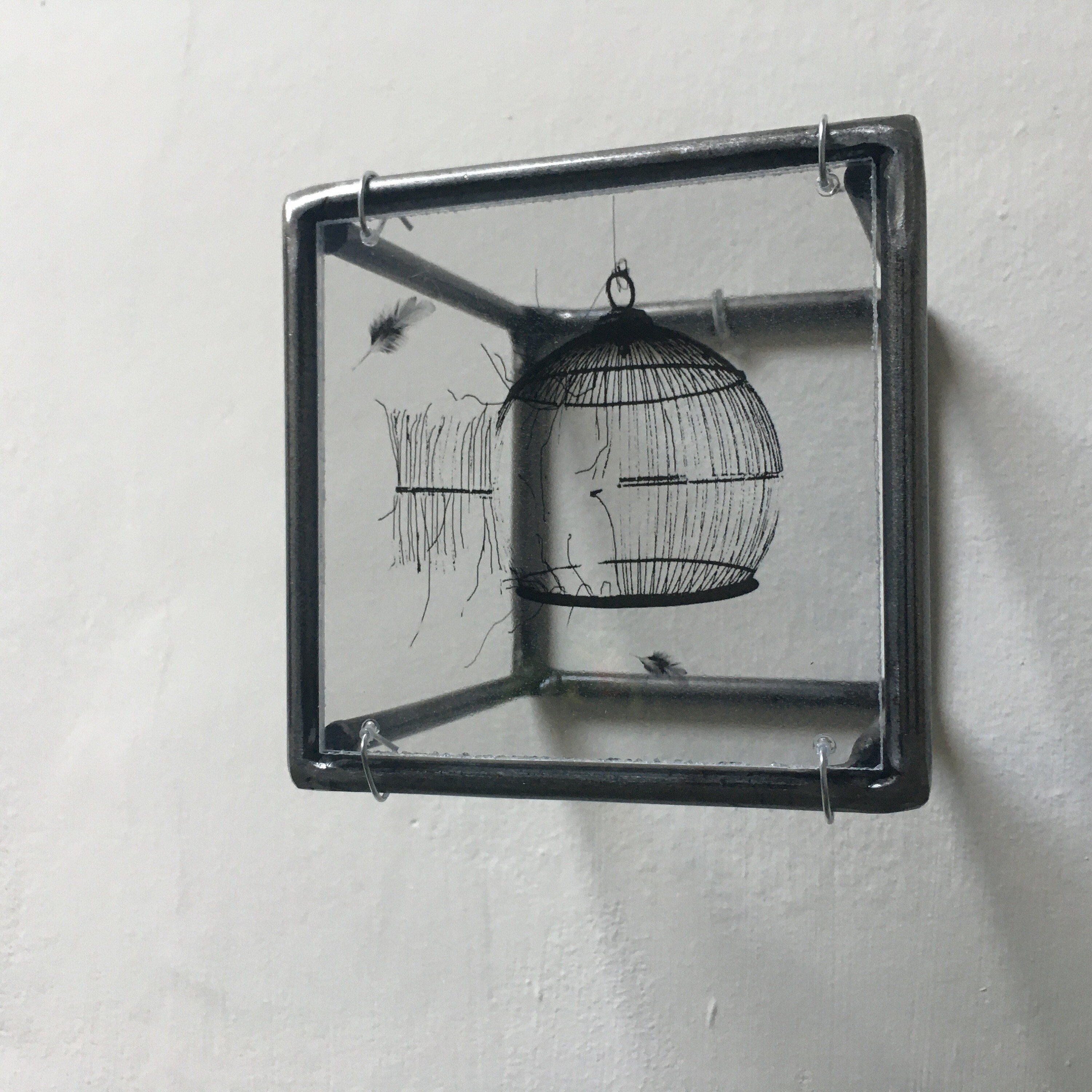 Wall sculpture steel metal bar original print by art and Etsy