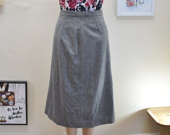 70's Vintage Koret Wool A-Line Skirt