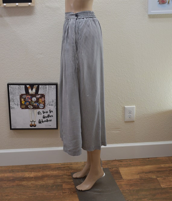 80s Vintage Bechamel Flare Rayon Skirt - image 3