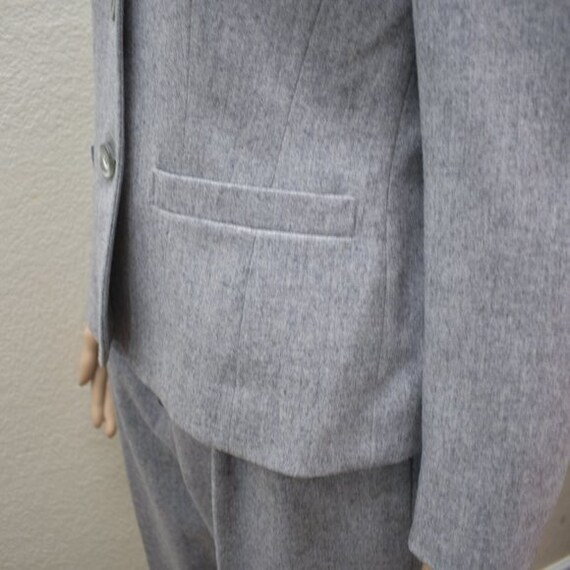 Pendleton Wool Suit Set Gray Size 8 90s Vintage - image 6