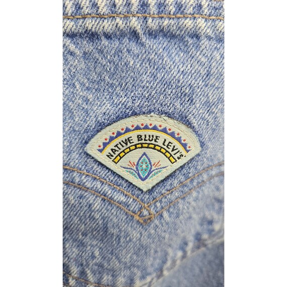 Levi's Native Blue High Waisted Denim Jeans Made … - image 8