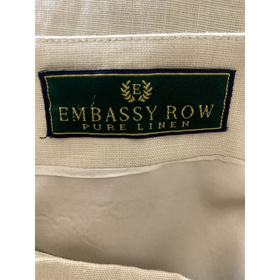 Embassy Row Linen Wrap Maxi Skirt 10 - image 4