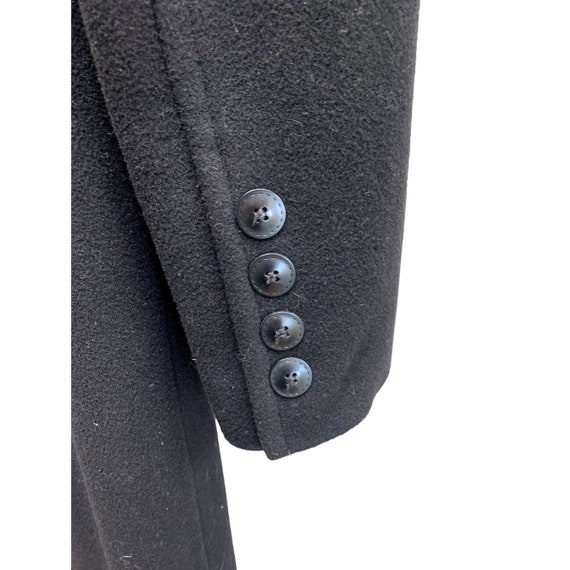 Preston & York Timeless Wool Winter Black Button … - image 3