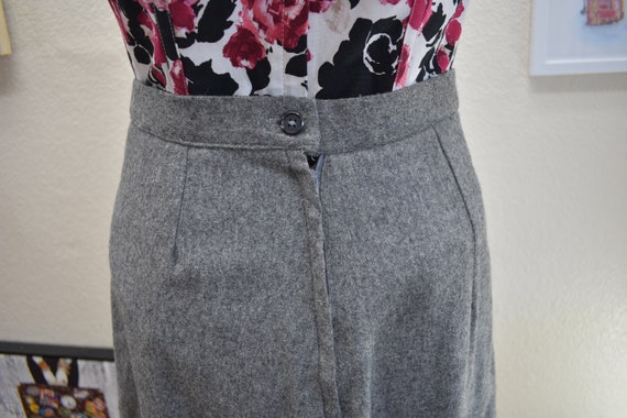 70's Vintage Koret Wool A-Line Skirt - image 5