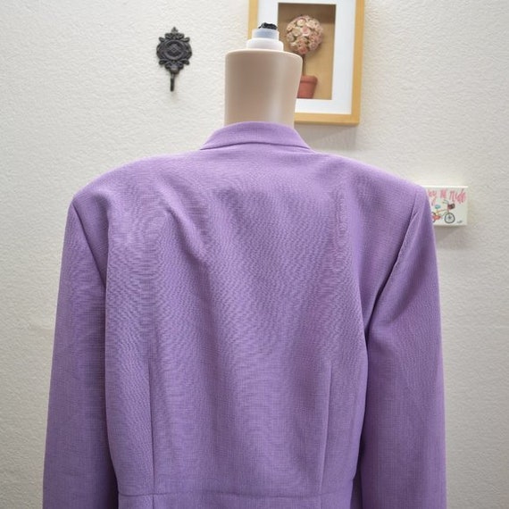 Koret Vintage Two Piece Suit Formal Lavender Dress - image 3