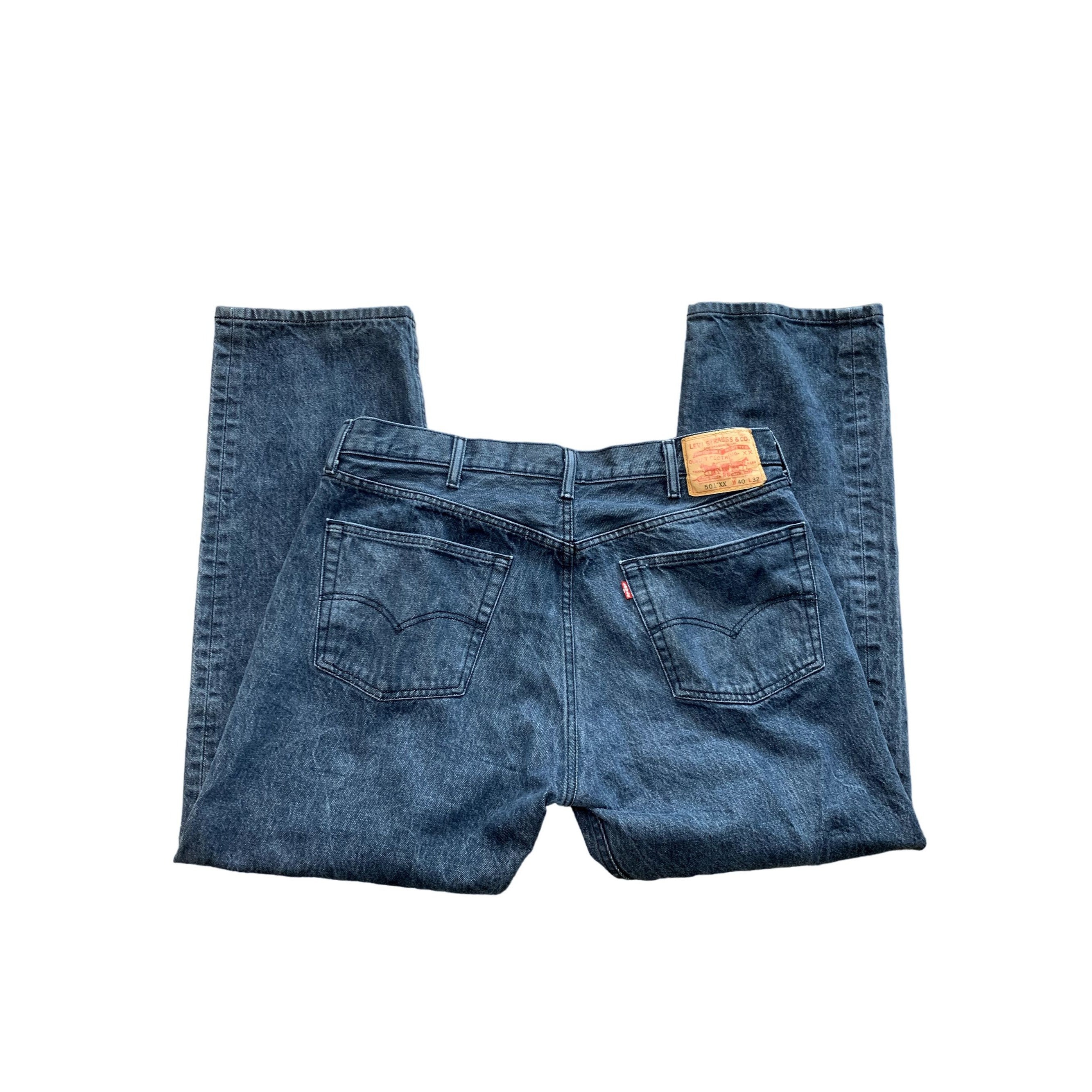 Vintage Levi's XX 501 Button Fly Jeans 40 X 32 - Etsy