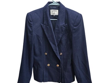 Blazer vintage doppiopetto oversize da carriera 10