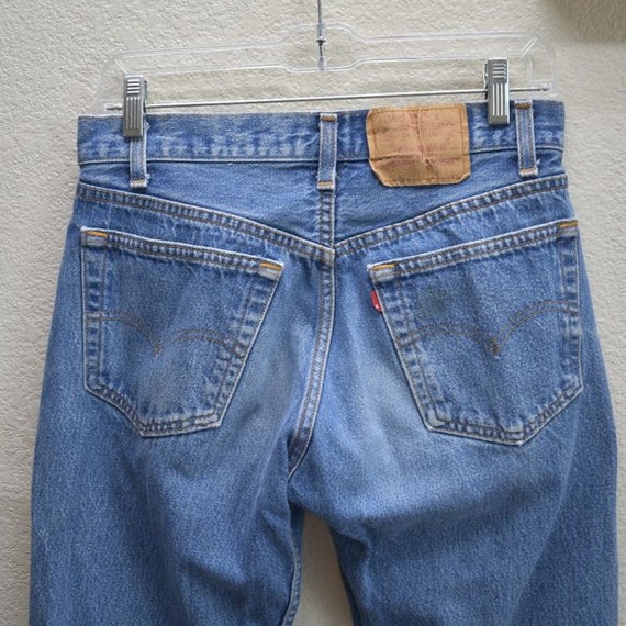 Vintage Levi's XX  Button Fly Straight Jeans W32 - image 4