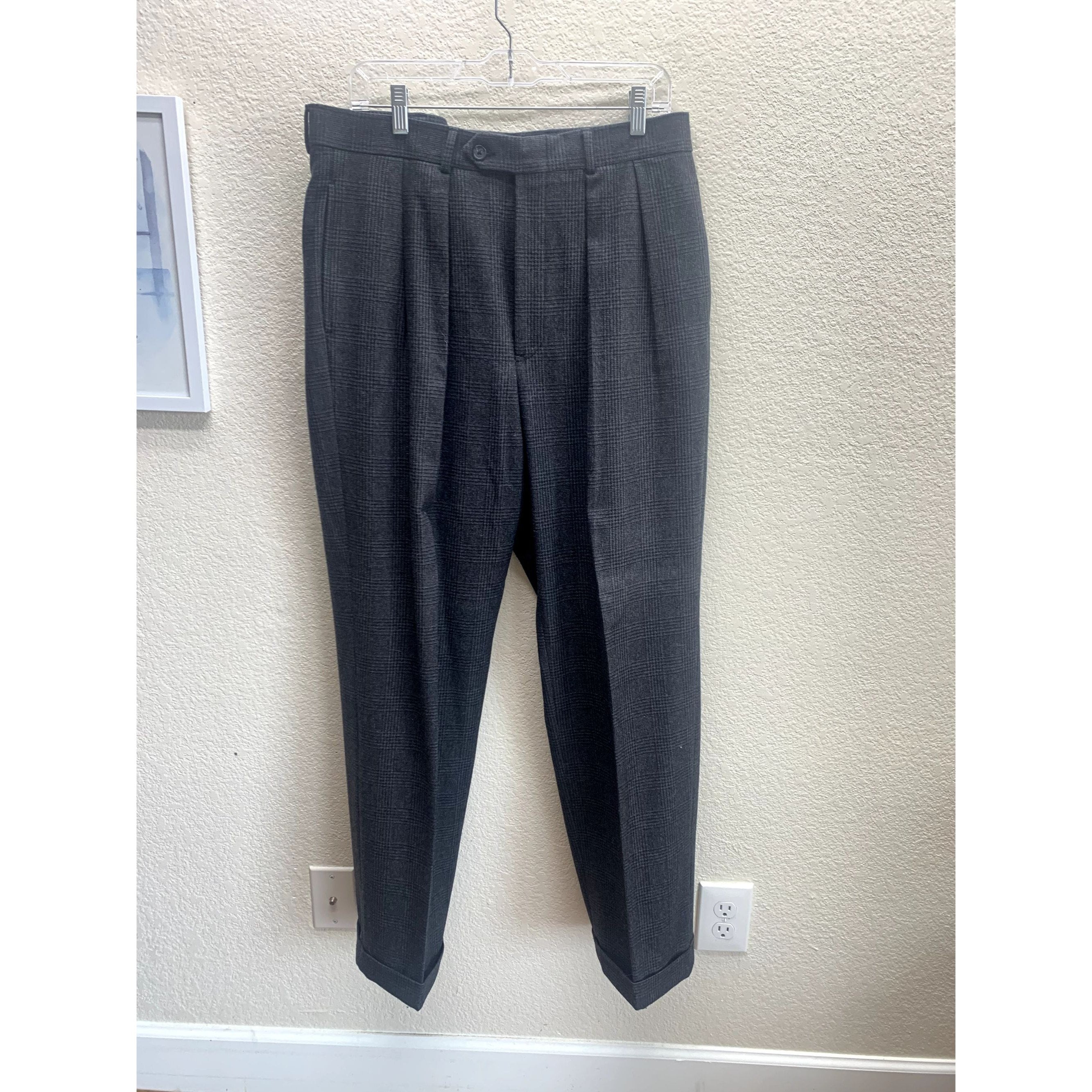 Double pleated pants - Etsy 日本 Double pleated pants - Etsy 日本