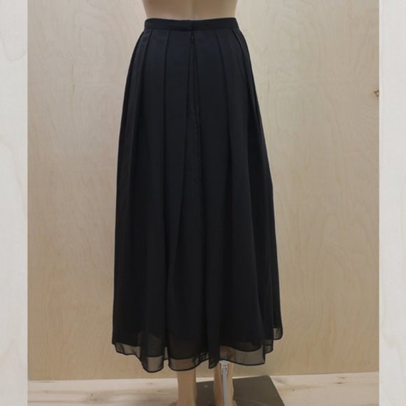 Adrianna Papell Chiffon Pleated Maxi Skirt 46 - image 2
