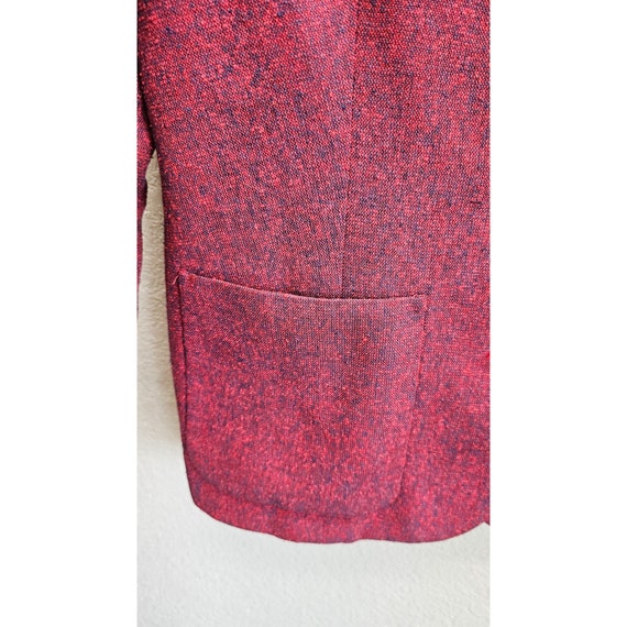 DvF Vintage Tweed Red Retro Blazer 14 - image 5
