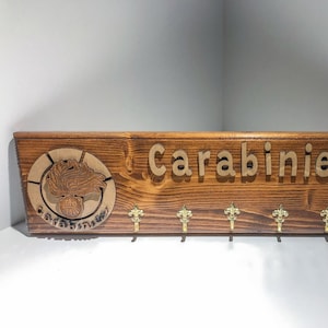 Porta calendario Carabinieri  6 Posti COLLEZIONI RACCOLTE NUMISMATICA  45cm x 15cm