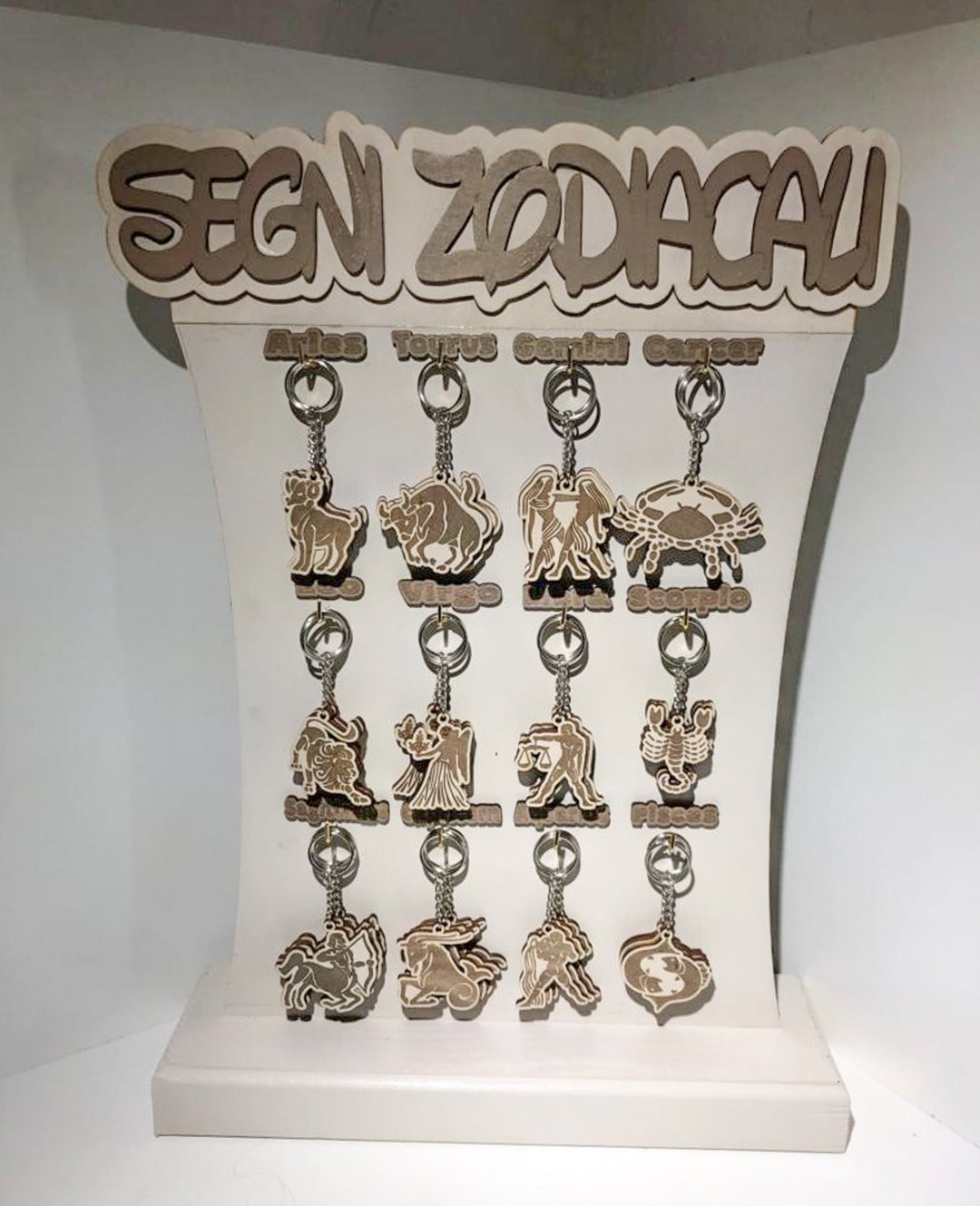 Zodiac Signs Exhibitor - Zodiac Signs - Horoscope - Keychain (full ...
