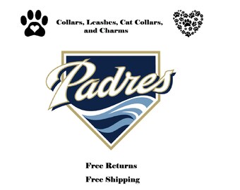 San Diego Padres for Pets - Collars, Leashes, Cat Collars, and Charms