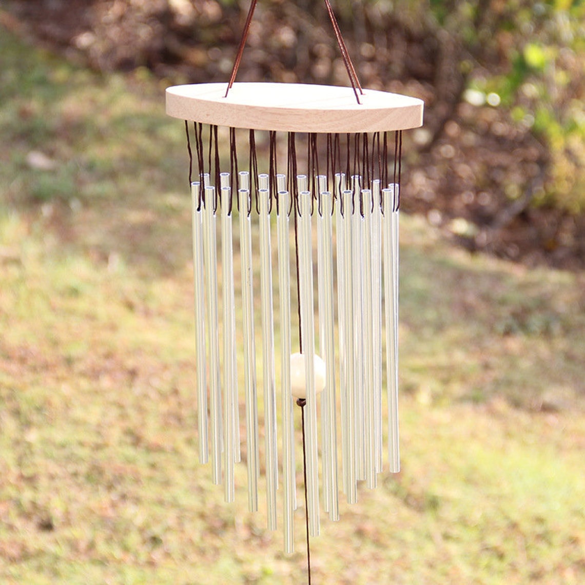 Personalized Sympathy Wind Chimes Outdoor 22pcs tubes Tone Etsy