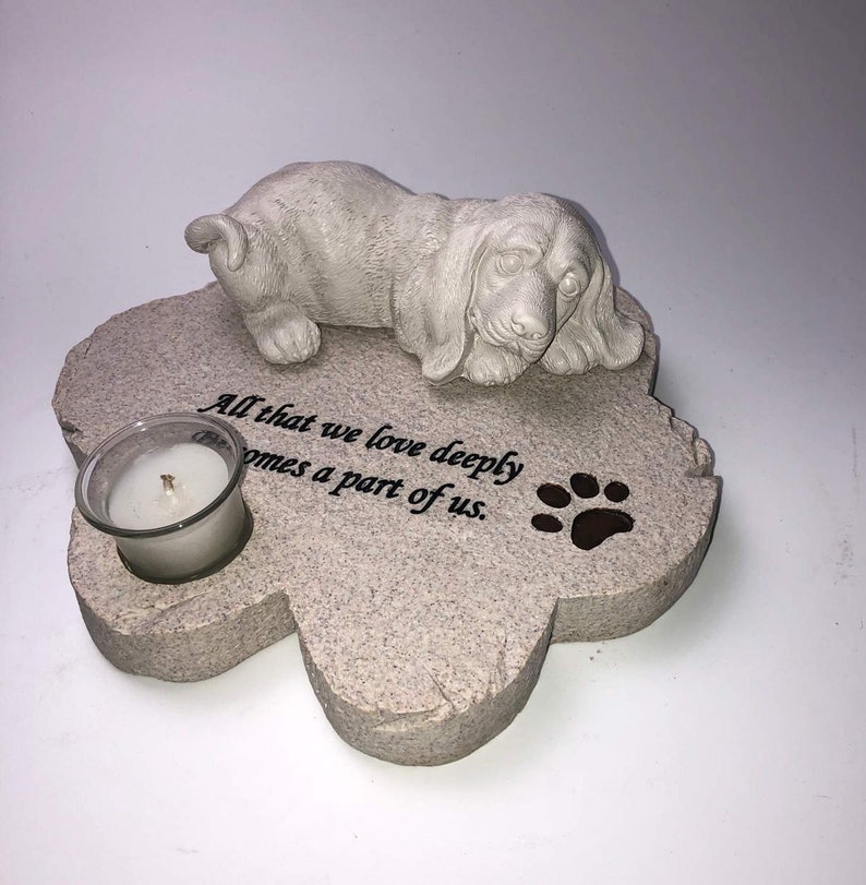 Personalized Loss Pet Memorial Resin Stones Dog Memoy