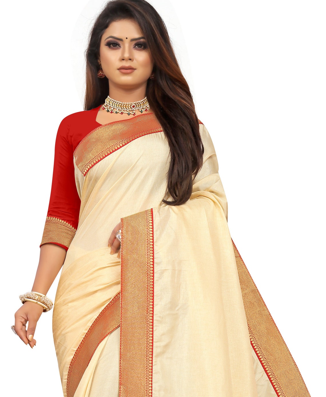 durga puja new design saree