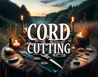 Cord Cutting Talisman | Energy Vampire Protection, Aura Cleansing, Spiritual Release Ritual