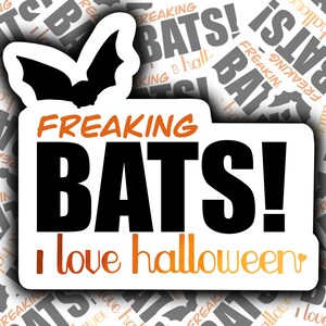 Freaking Bats - Naklejka (Dostępne 3 Rozmiary)