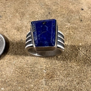 Lapis Lazuli Sterling Silver Ring