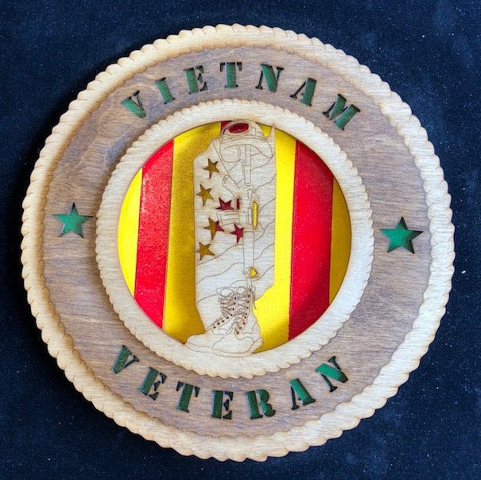Vietnam Veterian Tribute Plaque Etsy