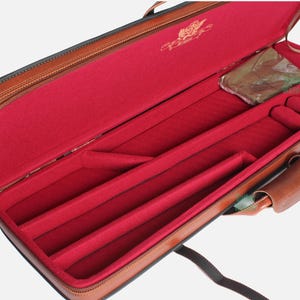 Leather Shotgun Case for Autoloading, and Pump-Action Shotguns – For Benelli, Beretta, Browning, Mossberg, Remington, Stoeger, Baikal