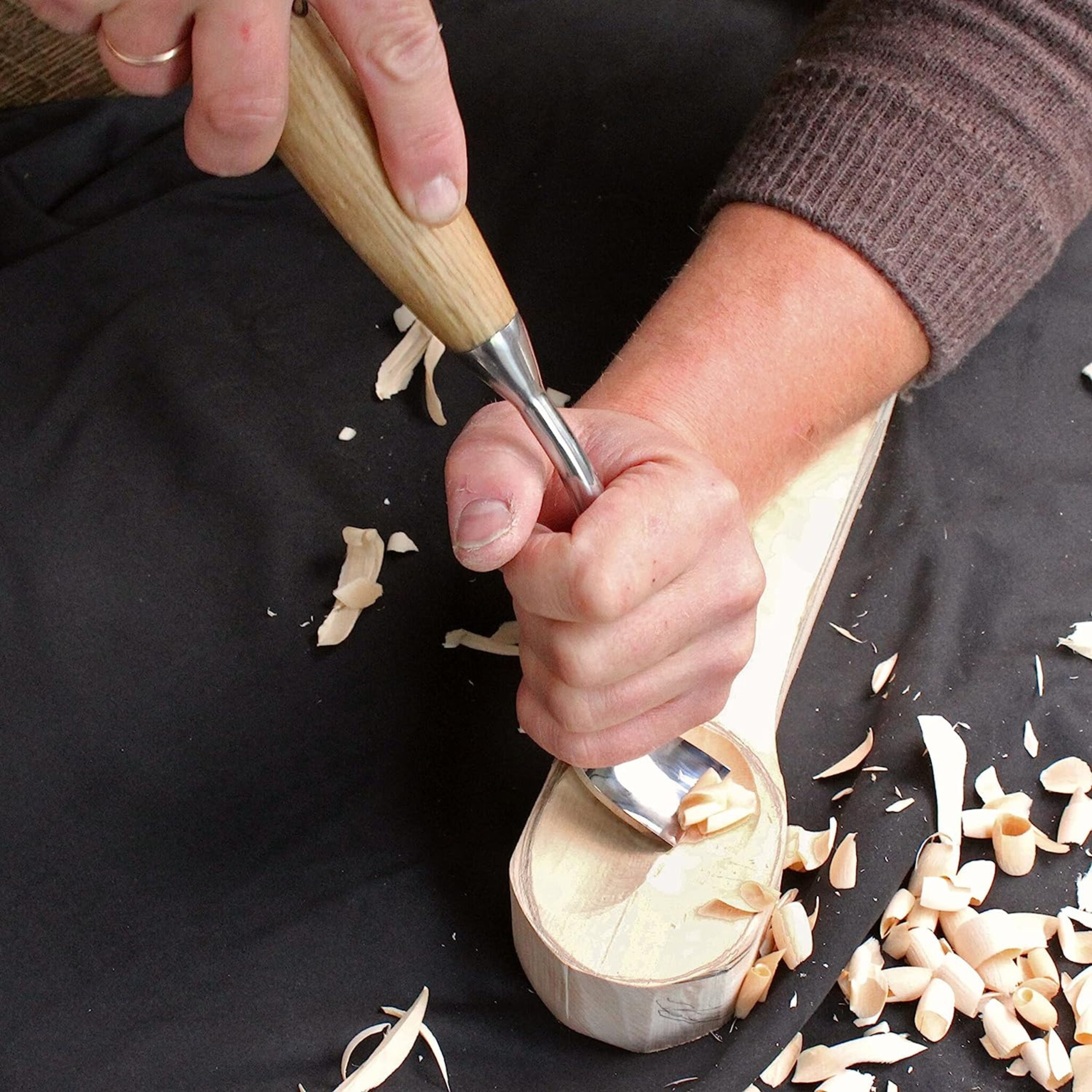 Tohosha Japanese Wood Carving Tools Set 6 Piece Woodworking V U