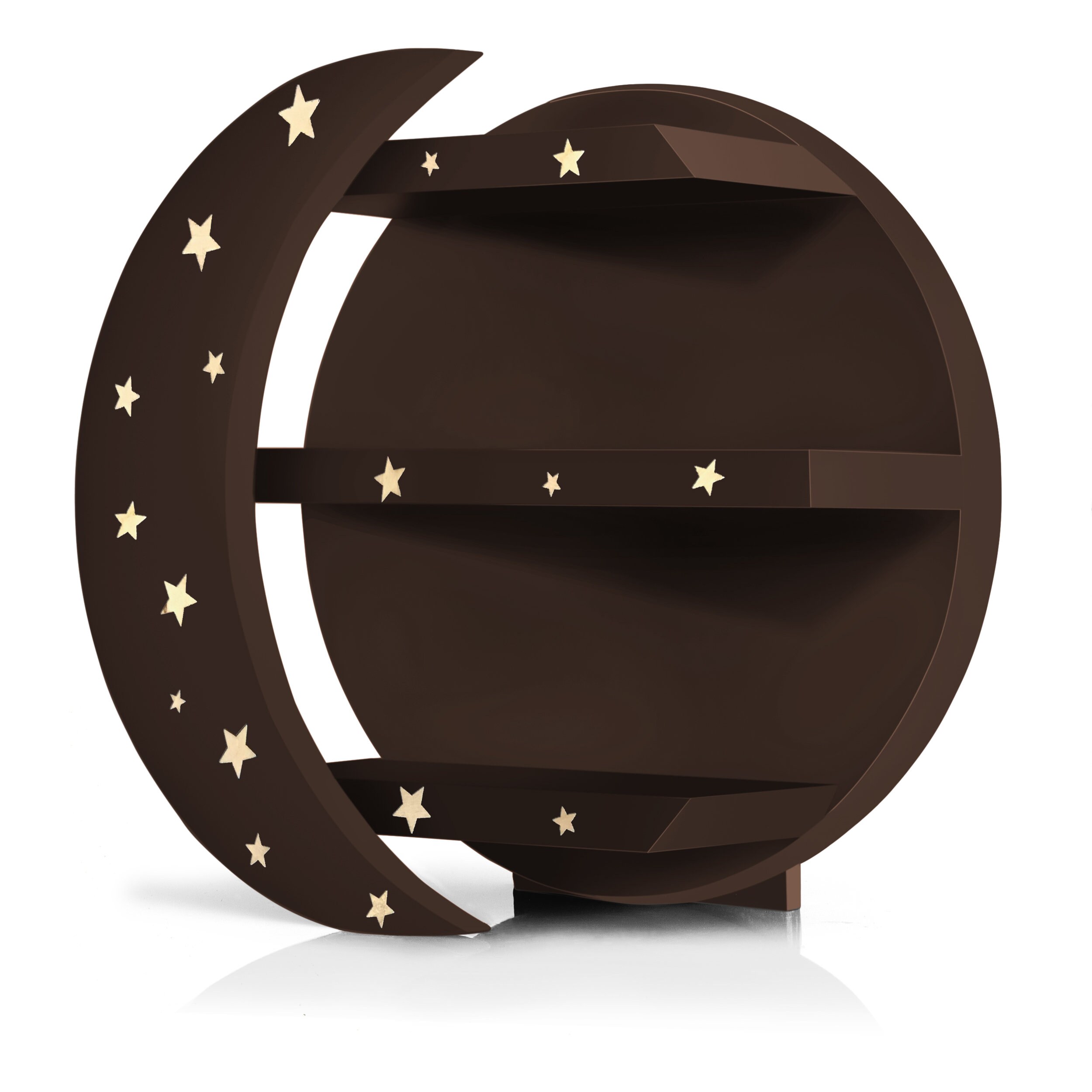 Crystal Display Shelf Moon Shelf Crystal Display Moon Star Etsy