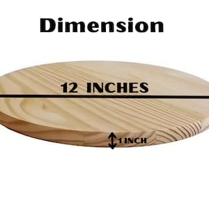 12&quot; Pine Wood Rounds (3/4&quot; thick) - DIY Crafts & Decor