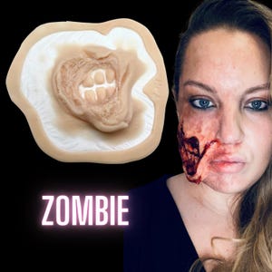 The Ripped Mouth 1 | Silicone Zombie Prosthetic | SFX Make Up