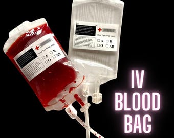 The Blood Bag | Drinks Pouch | Halloween Costume Prop | Vampire | Zombie | Nurse