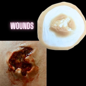Skin Wound 4 | Silicone Prosthetic | SFX Make Up