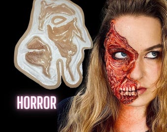The Ripped Face | Silicone Prosthetic | SFX Make Up | Moulage