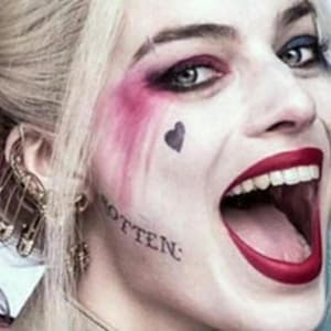 Il set di tatuaggi temporanei di Harley Quinn / Trucco SFX