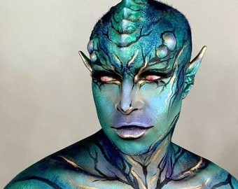 La colonne vertébrale extraterrestre | Prothétique en silicone de science-fiction | Maquillage SFX