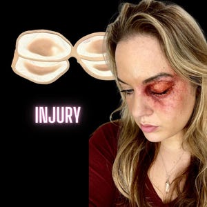 The Swollen Eyes | Silicone Prosthetic | Black Eye SFX Make Up