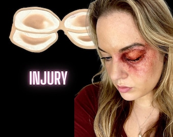 De gezwollen ogen | Siliconenprothese | SFX-make-up met zwarte ogen