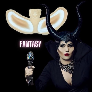 Prótesis de silicona inspirada en Los Pómulos / Maléfica / Maquillaje SFX