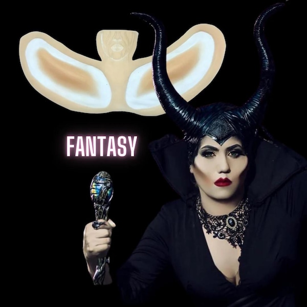 Prótesis de silicona inspirada en Los Pómulos / Maléfica / Maquillaje SFX