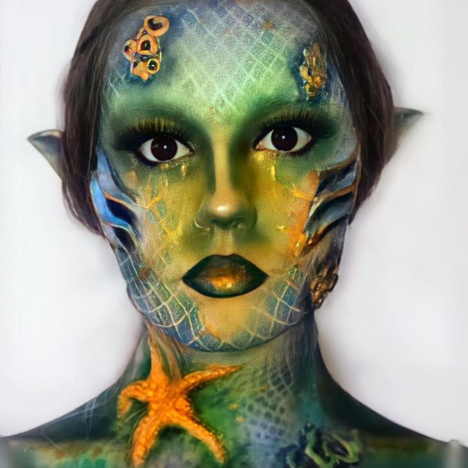 The Full Mermaid Collection | SFX Make up | Silicone Prosthetics - Etsy