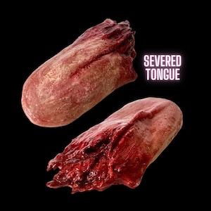 Severed Tongue | Fake Tongue | Handmade Silicone Movie Prop | Moulage | LARP | Halloween Prop