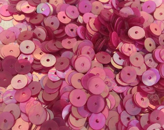 Baby Pink Color Six-Petals Flower \u201cRoselline\u201d 5mm Fantasy sequins #3344 Loose Flat SequinsPaillettes Andrea Bilics Premium Sequins