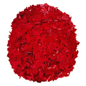 14x4mm Red Rectangle Sequins, Top Hole Paillettes, Bulk Craft Supply