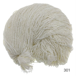 Approx 2mm and 1000 pcs glass seed beads bunch of 12 strands