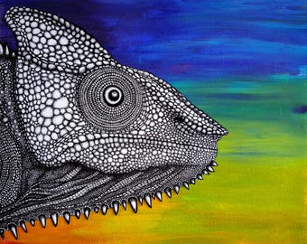 Chameleon - 8x10 Print