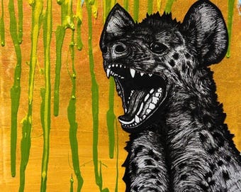 Spotted Hyena - 8x10 Print